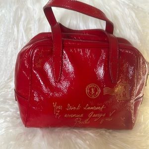 YSL RED LETTER BAG A++ condition! LIMITED EDITION!